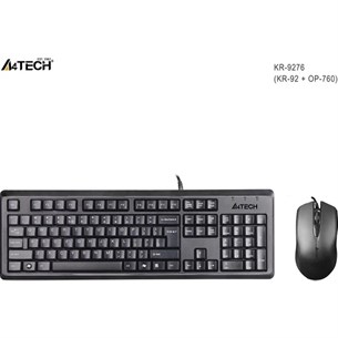 A4 Tech KR-9276 Klavye Mouse Set / Siyah / USB