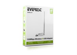 Everest EWN-311  150Mbps USB Kablosuz Adaptör