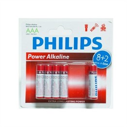 Philips LR6P10BP/97 Alkalin Kalem AA 8+2'li Pil