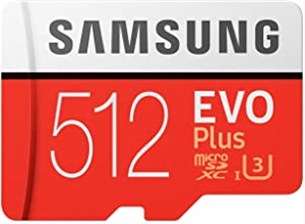 SAMSUNG EVO Plus 512GB MICROSDXC UHS SD CARD