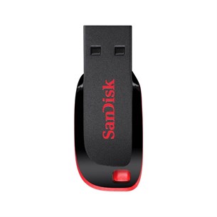 SANDISK CruzerBlade 128GB Siyah USB 2.0 USB Bellek